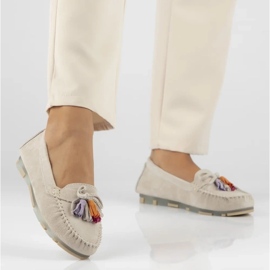 Filippo DP6136/25 Be Loafers din piele bej 2