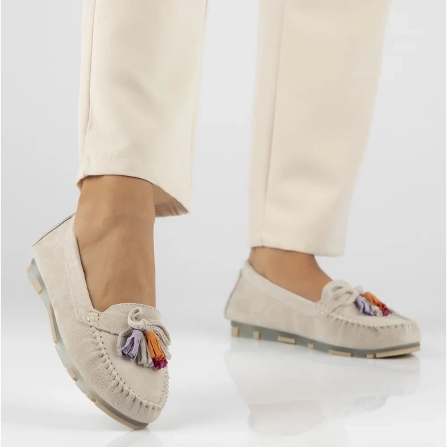 Filippo DP6136/25 Be Loafers din piele bej 2