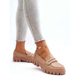 Vinceza Femei Eco Piele din piele Insert Beige Beige bej 2