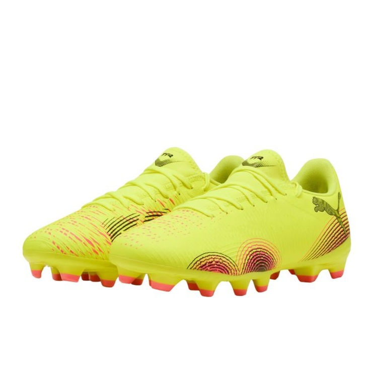 Puma Future 8 Play FG/AG 108141 03 Pantofi de fotbal galben 1 Puma Future 8 Play FG/AG 108141 03 Pantofi de fotbal galben 1