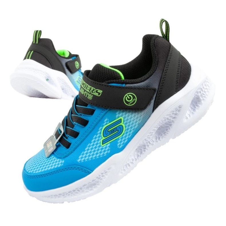 Skechers Meteor-Lights-Krendox 401495L/BKBL pantofi albastru 1