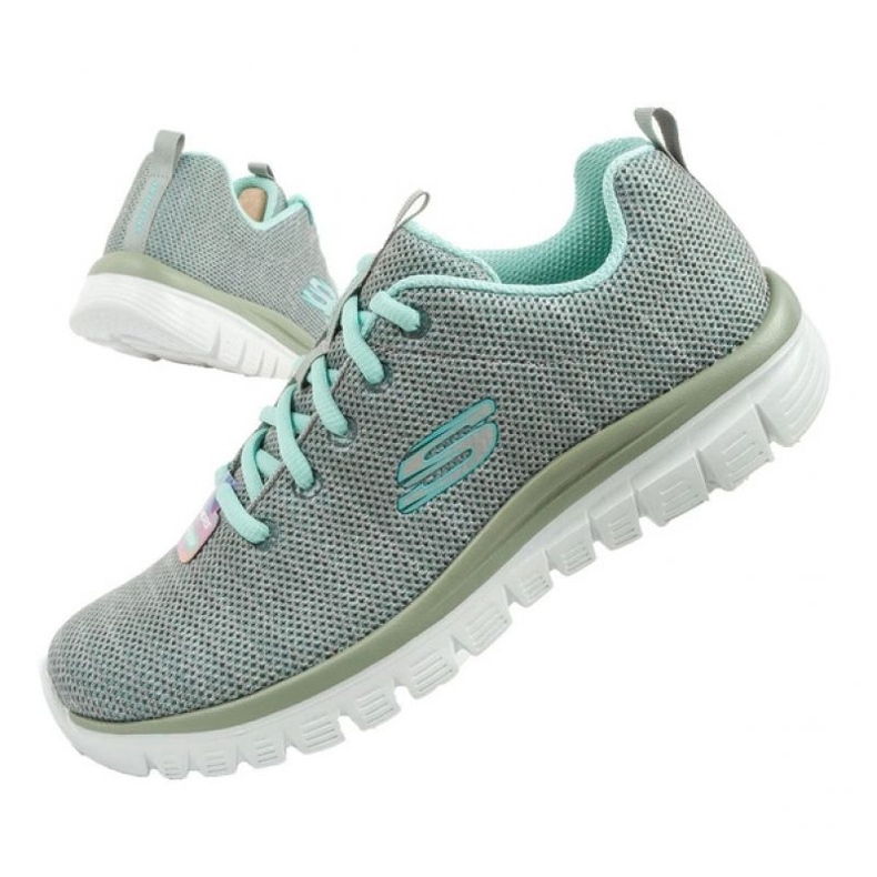 Skechers Graceful Twisted Fortune Pantofi 12614/Gymn gri 1