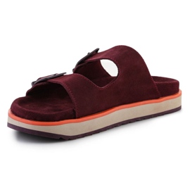 D.Franklin D. FLANKLIN FLIP FLOPS NORDIC SANDAL BANTALE DFSH405004-BURG roșu 3