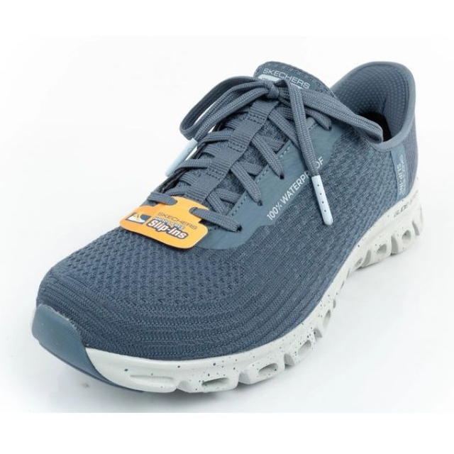 Pantofi Skechers Glide-pas 104571/SLT cu membrană albastru 6