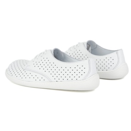 Olivier Openwork minimalist minimalist pentru femei 1288pol alb 4