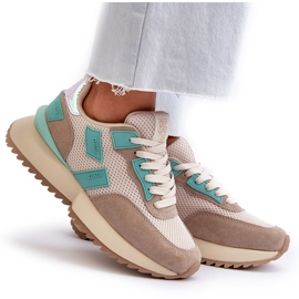 Adidaje sport pentru femei Big Star NN274973 Beige bej 5