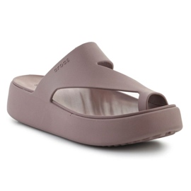 Flip-Flops Crocs Etaway Platform Toe Loop 210834-0LF maro 1