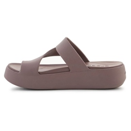 Flip-Flops Crocs Etaway Platform Toe Loop 210834-0LF maro 4