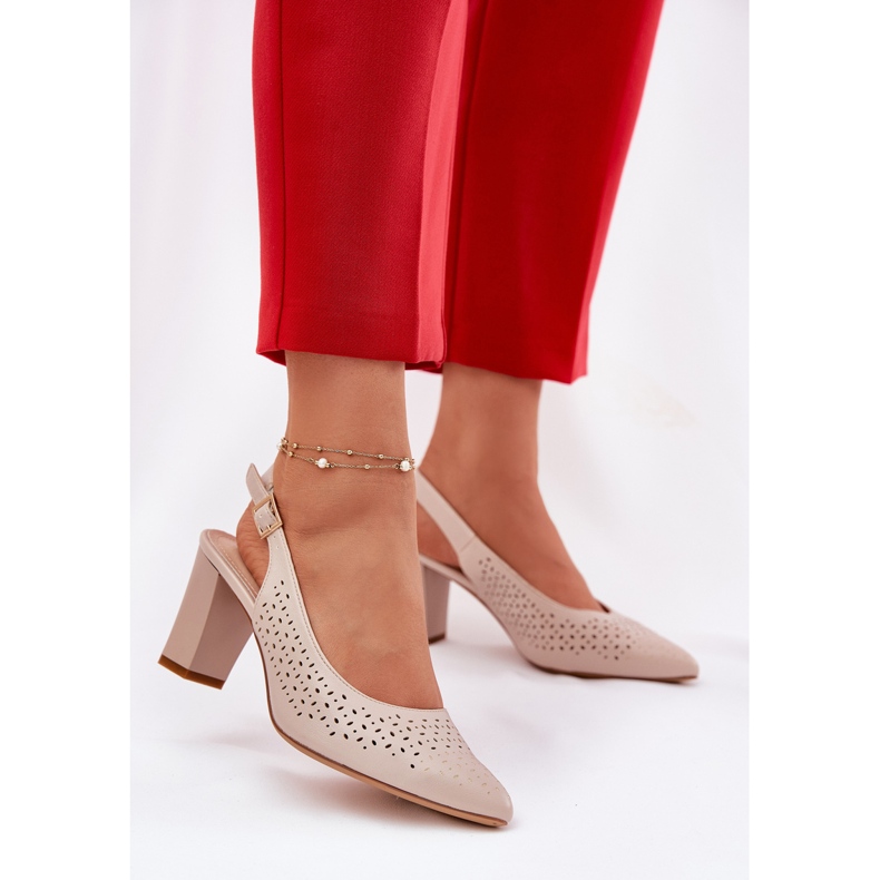 Sandale deschise cu degetele de la picioare pe Sergio Leone SK163 Sergio SK163 Post bej 2