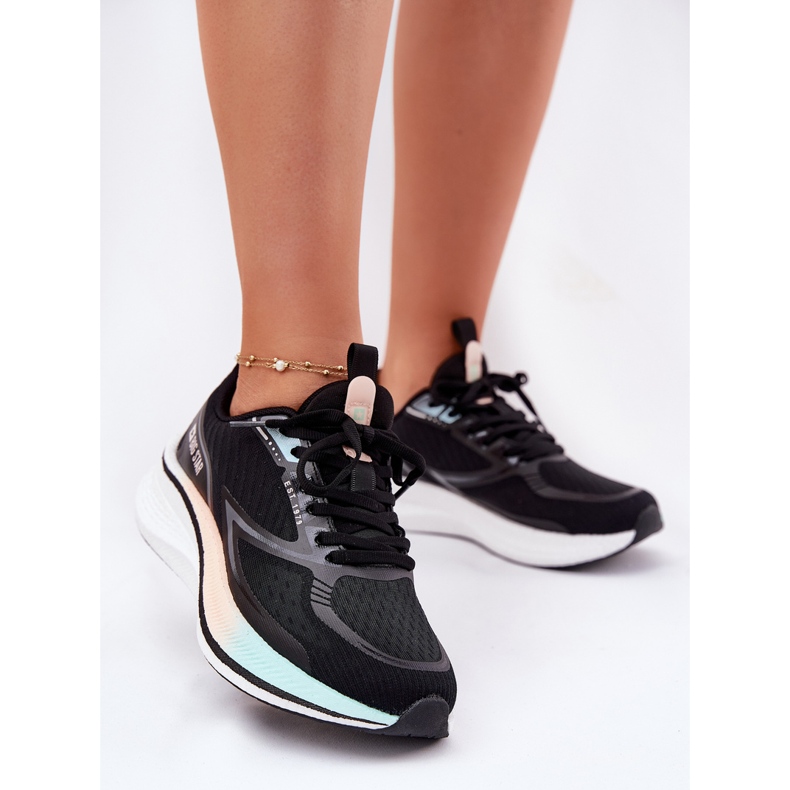 Pantofi sport pentru femei Big Star RR274A160 Hi-Polish System Black negru 1