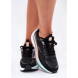 Pantofi sport pentru femei Big Star RR274A160 Hi-Polish System Black negru 2