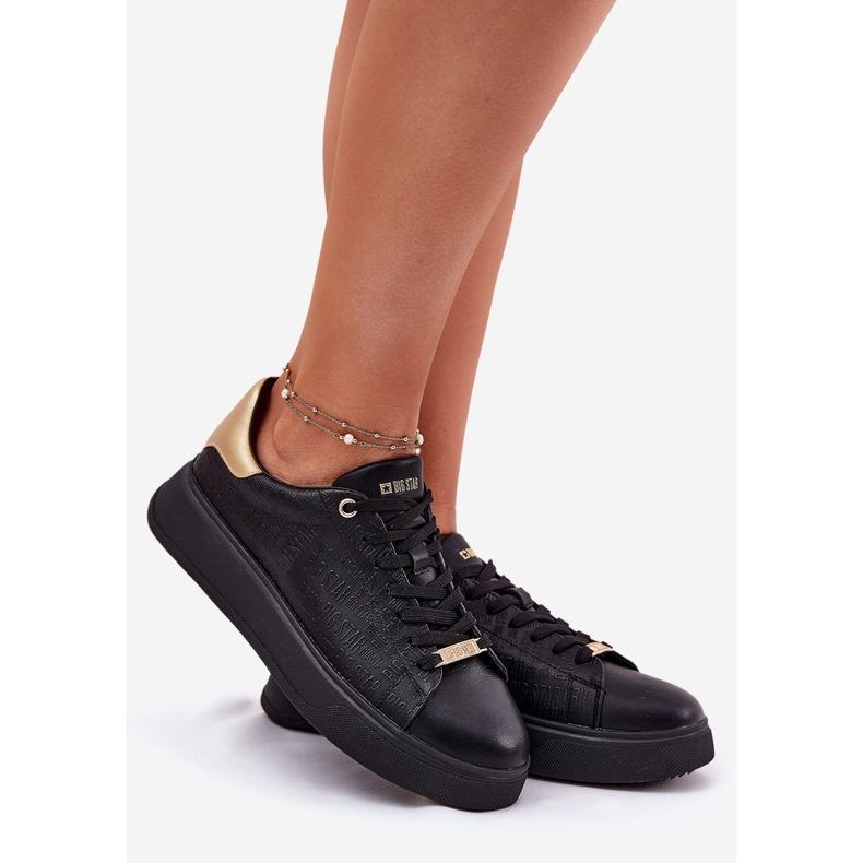 Adidași pentru femei cu piele ecoasă Big Star RR274257 Negru 1