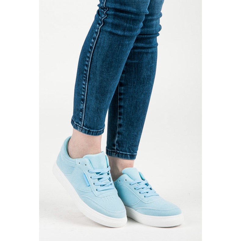 Adidași Pe Platformă albastru 1