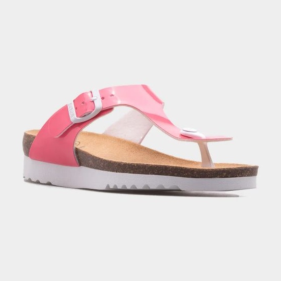 FLIP-FLOPS FEMEI SCHOLL BOA VISA F31247-1209 PINK roz 4