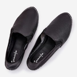 Maciejka din piele Ballerinas T3512-71 Negru 2