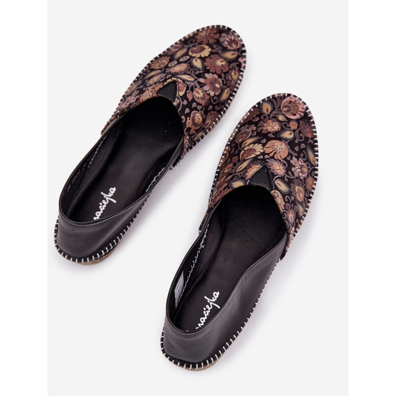 Ballerinas cu model din piele Maciejka T1929-71 Negru 2