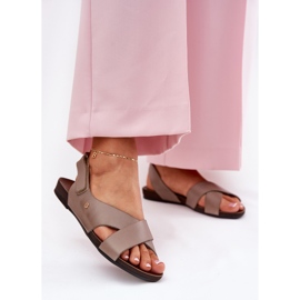 Sandale Wevie Zazoo 40141 Dark Beige bej 2