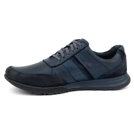Antex Pantofi cu șireturi din piele pentru bărbați Sport Style 310GT albastru 2 Antex Pantofi cu șireturi din piele pentru bărbați Sport Style 310GT albastru 2