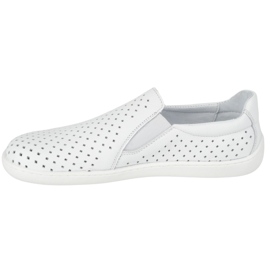 Olivier Femei desculți minimaliste Openwork Sliding 1308Pol White alb 1