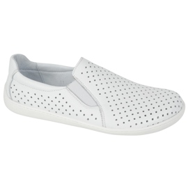 Olivier Femei desculți minimaliste Openwork Sliding 1308Pol White alb 3
