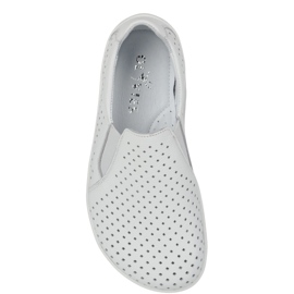 Olivier Femei desculți minimaliste Openwork Sliding 1308Pol White alb 7