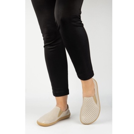 Olivier Femei desculțuri minimaliste deschise alunecare 1308pol bej 2