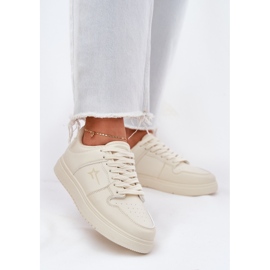 Adidași pentru femei Big Star RR274A243 Hi-Polish Beige System bej 2