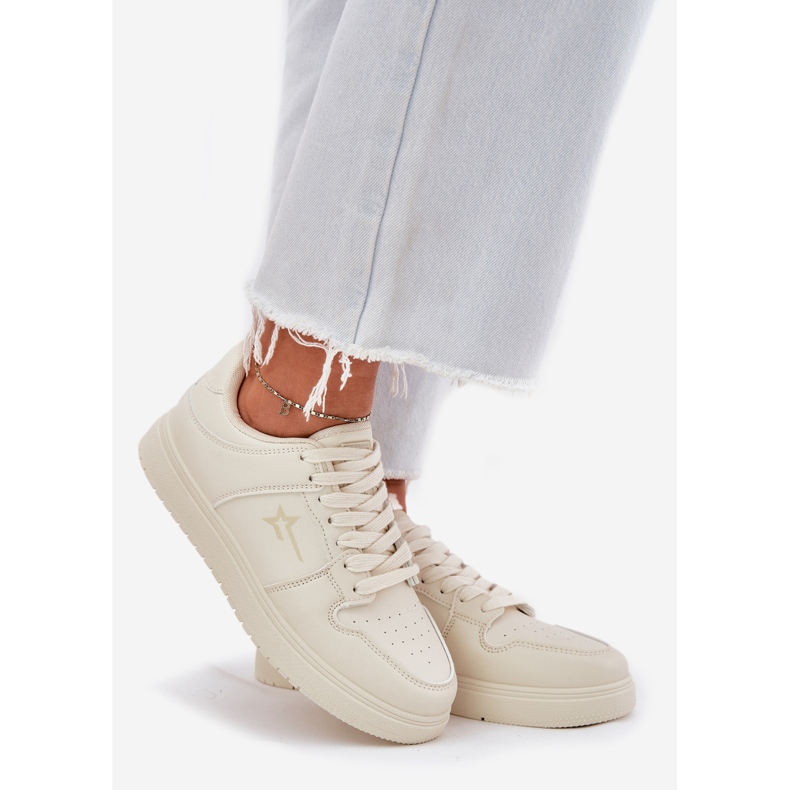 Adidași pentru femei Big Star RR274A243 Hi-Polish Beige System bej 1
