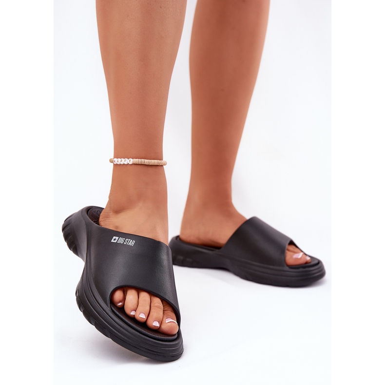 Big Star RR274A577 Transpirații din spumă pentru femei negru 2