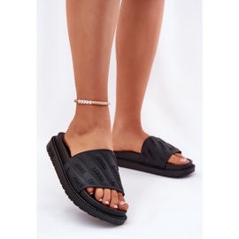 Flip -flops pentru femei pe platformă Big Star RR274A540 Negru 2