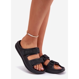 Flip -Flip Flip Flops cu Big Star RR274A527 Black Velcro negru 1