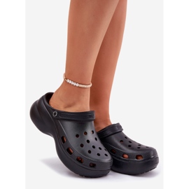 FLIP -uri de spumă pentru femei pe masivul Sole Big Star RR274A118 Negru 1