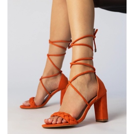 Sandale portocalii pe post portocale 1