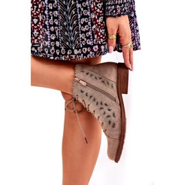 S.Barski Cizme joase cu un model deschis S. Barski Hy51-185 bej 2