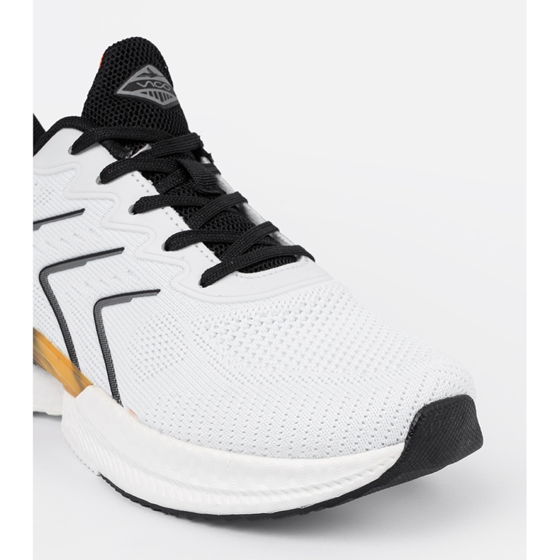 Vico Pantofi sport pentru femei albi și albi cu un element portocaliu 1