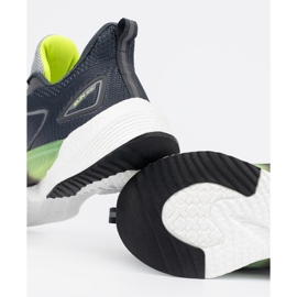 Vico Pantofi sport gri cu un element verde 1