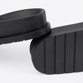 Seastar Flip-flop-uri negre și maro cu decorare negru 1