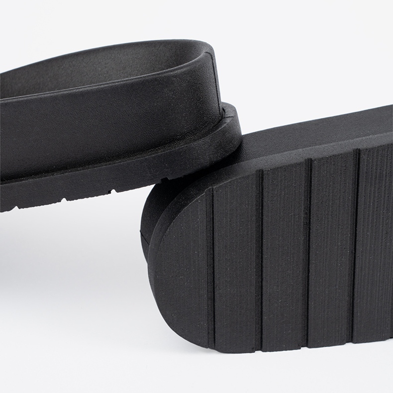 Seastar Flip-flop-uri negre și maro cu decorare negru 1