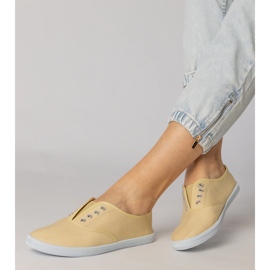 Tenisi slip-on din stofă gri 2 Tenisi slip-on din stofă gri 2