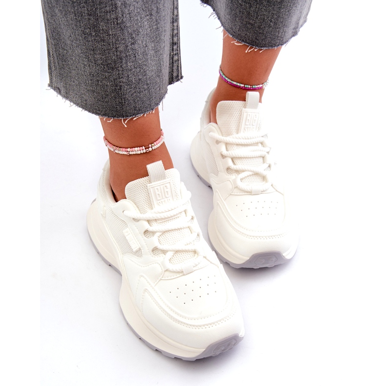 Pantofi de damă HI-POLY System Big Star NN274A107 alb 2