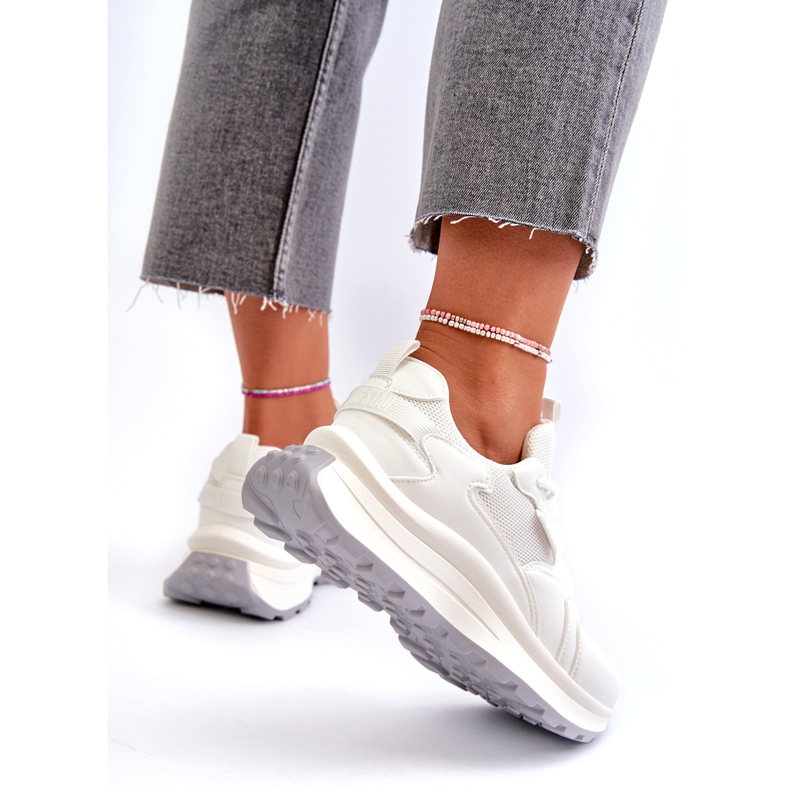 Pantofi de damă HI-POLY System Big Star NN274A107 alb 3