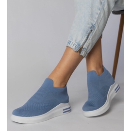 Adidași cu șosete albastre albastru 1