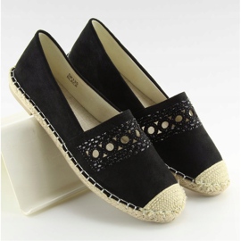 Espadrile negre dama SK135 Black negru 1