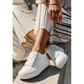 Adidaje materiale pentru femei Big Star RR274405 Alb 3