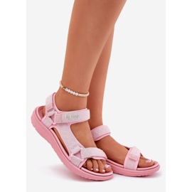 Sandale materiale pentru femei pentru Velcro Lee Cooper LCW-25-34-3561L roz 1 Sandale materiale pentru femei pentru Velcro Lee Cooper LCW-25-34-3561L roz 1