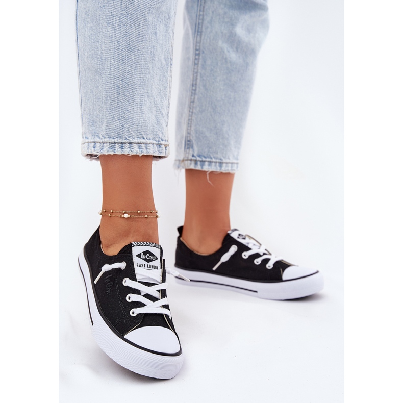Material adidași pentru femei Lee Cooper LCW-25-02-3299L Negru 2 Material adidași pentru femei Lee Cooper LCW-25-02-3299L Negru 2