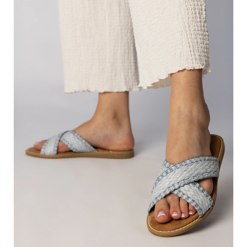 Papuci pentru femei albastre pentru femei albastru 1