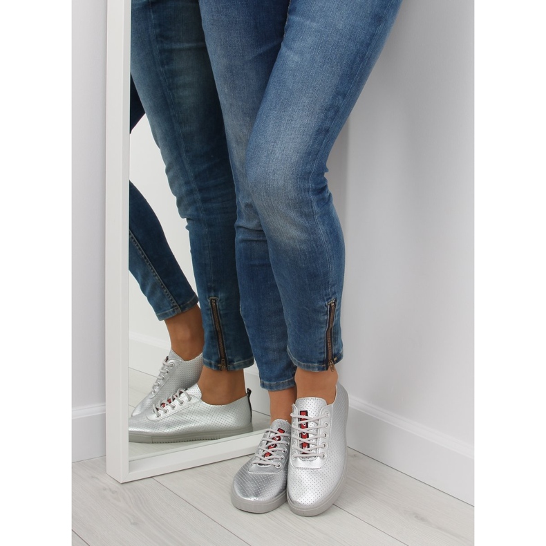 Adidasi de damă argintii moale NB190P Silver gri 2 Adidasi de damă argintii moale NB190P Silver gri 2