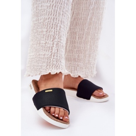 Papuci pentru femei Big Star RR274A108 Negru 2