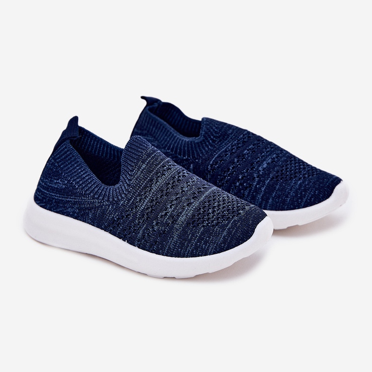 Pantofi sporturi albastri inserați pentru copii albastru 1